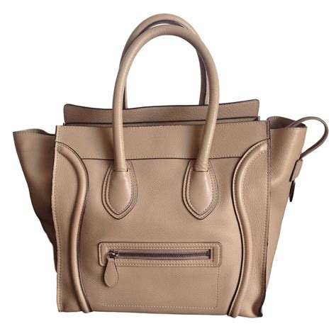 Women's Beige Designer Handbags & Wallets .